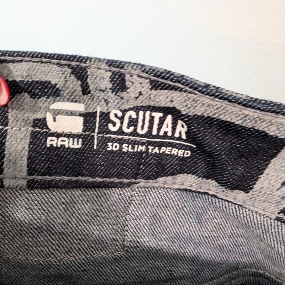 G Star raw slim tapered graffiti jeans - Picture 6 of 9